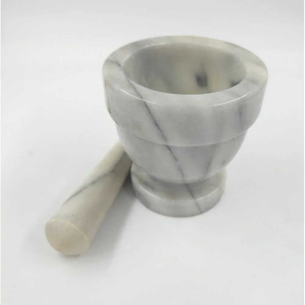 Heavy Duty Large Granite Mortar and Pestle Set Large